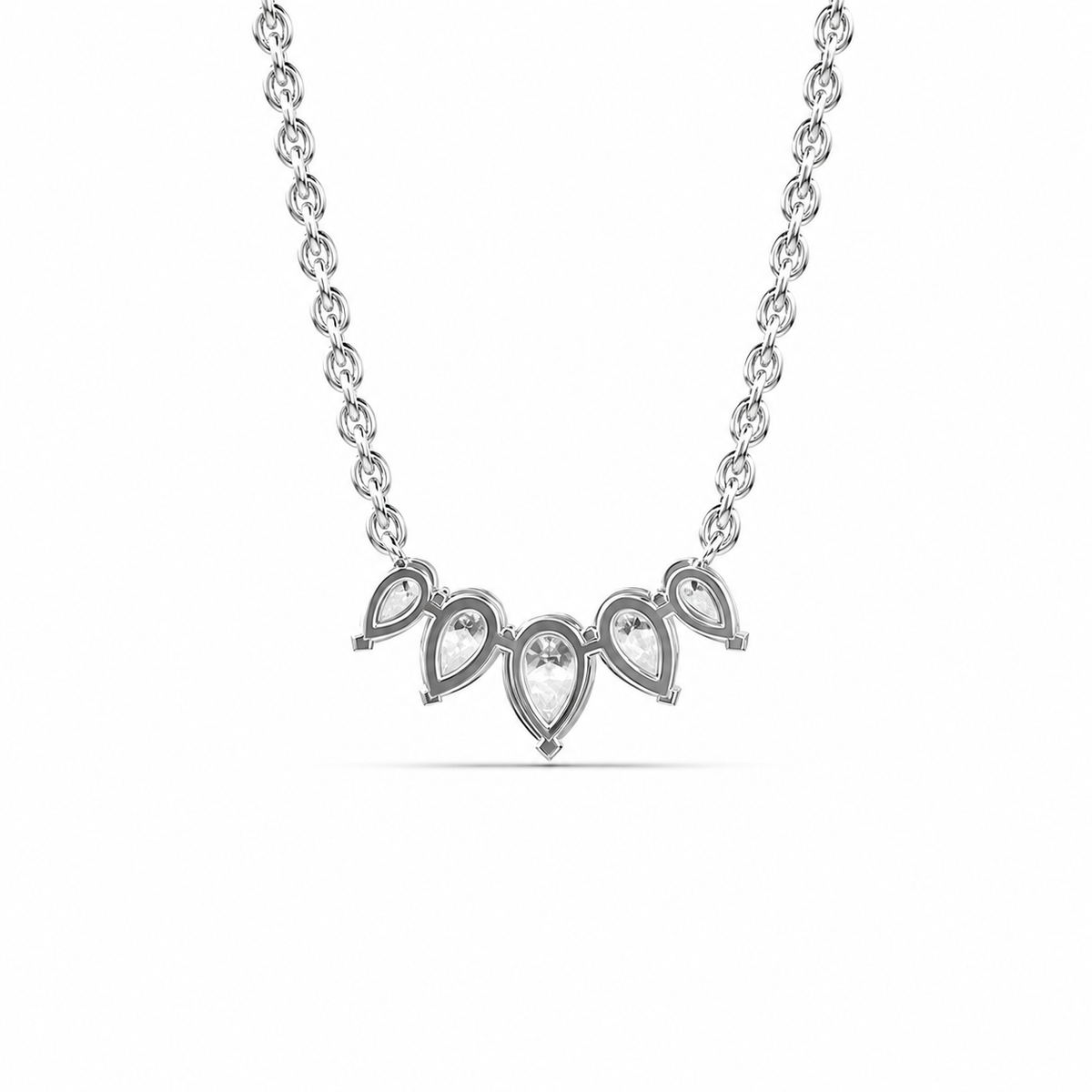 Erica Pear Shaped Diamond Necklace