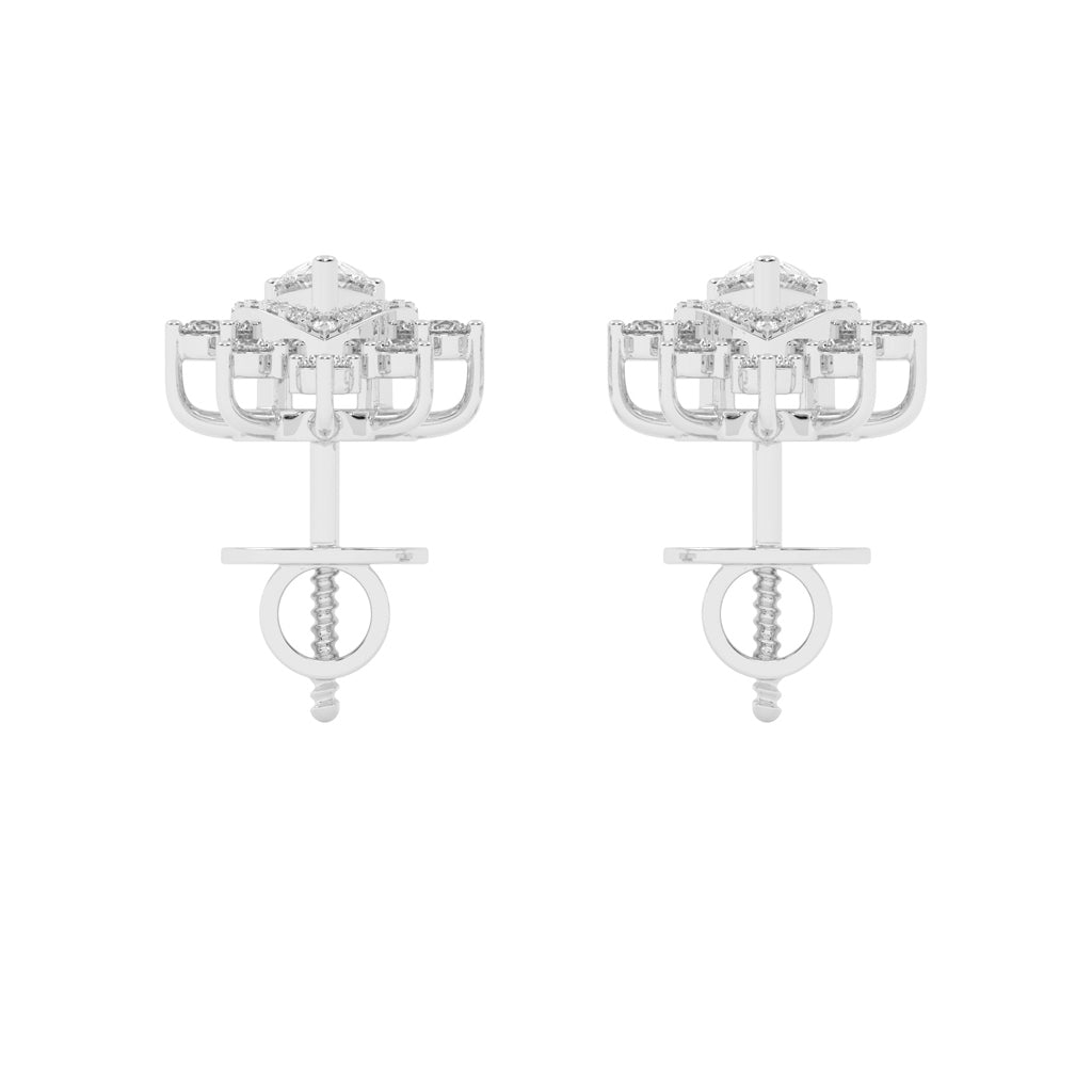 Aurora Drip Teardrop Cluster Earrings