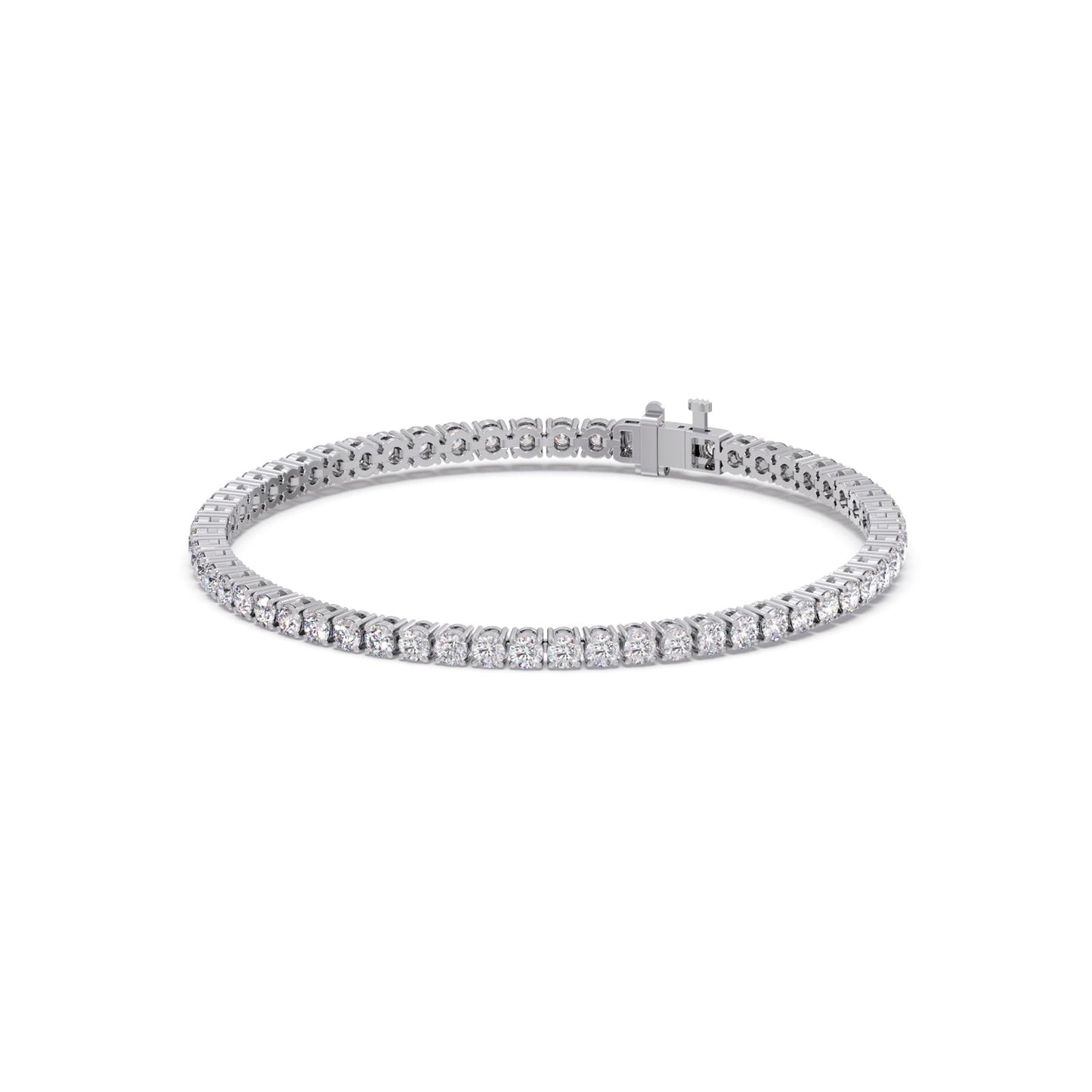 5.26 ct Scintillating Round Diamond Tennis Bracelet