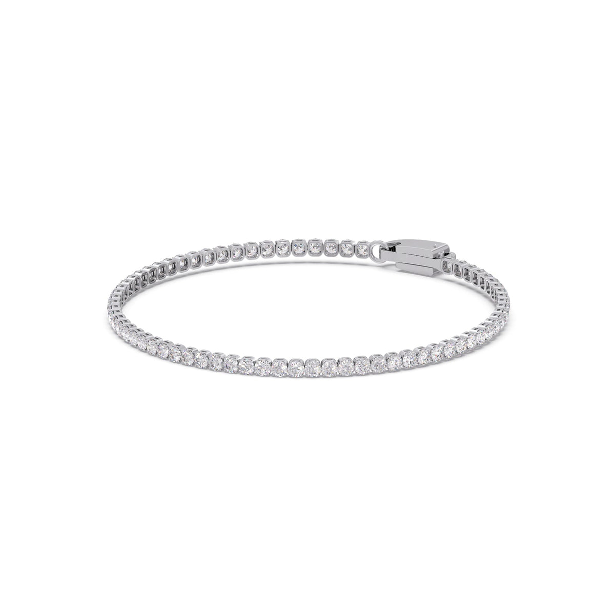 1.77 ct Streamlined Round Diamond Tennis Bracelet