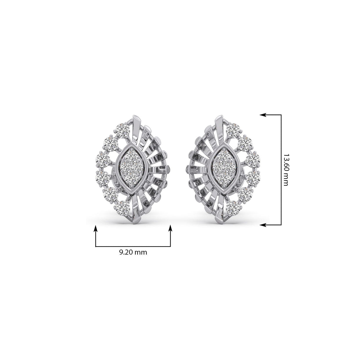 Celeste Vision Stud Earrings