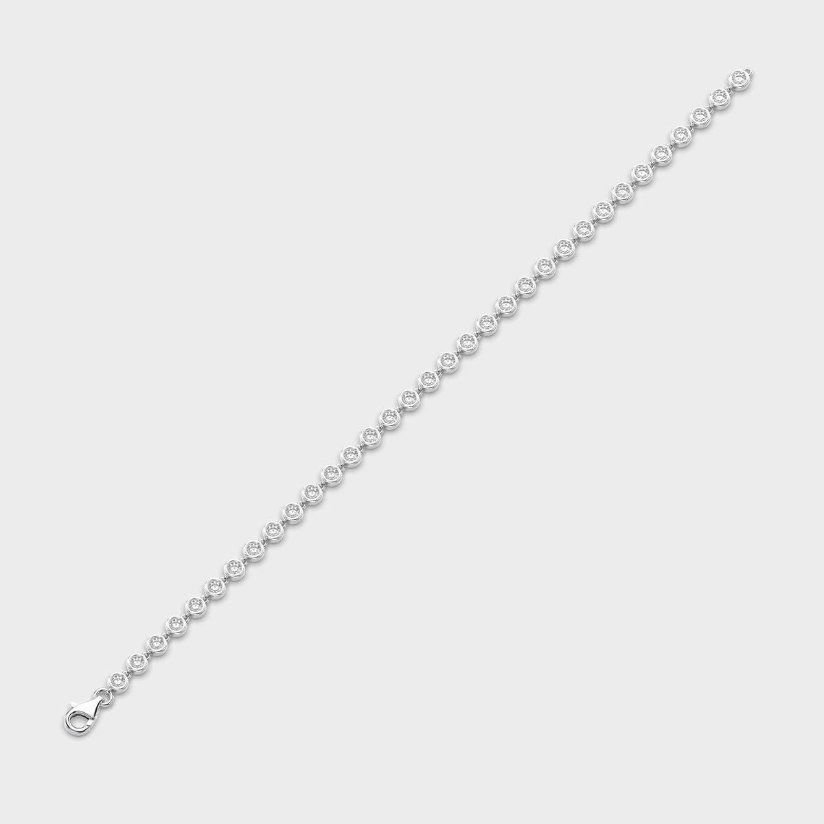 Delicate Round Diamond Bracelet