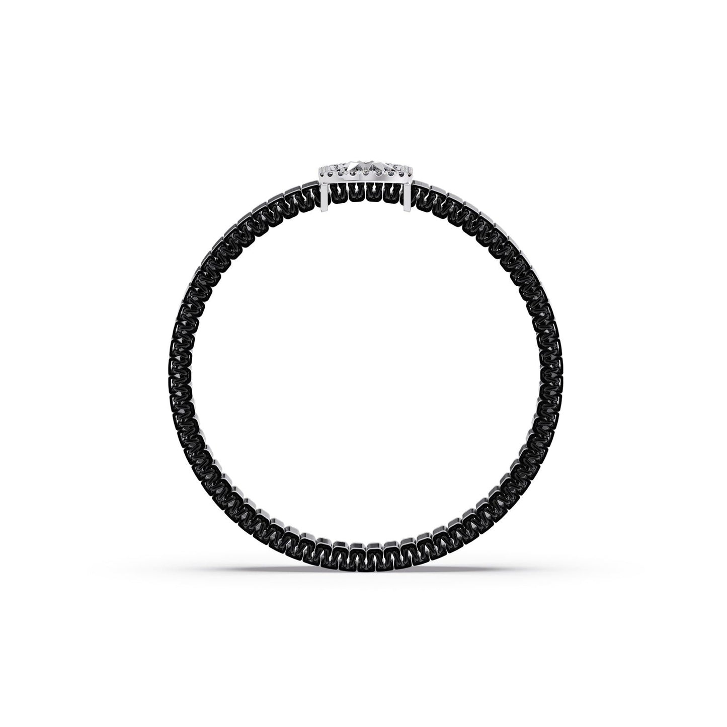 Stellar Halo Diamond Men's Bracelet
