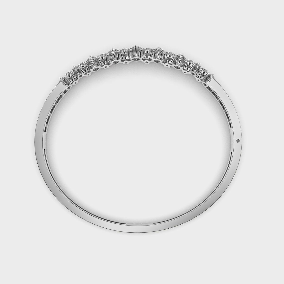 Stunning English Princess Diamond Bracelet