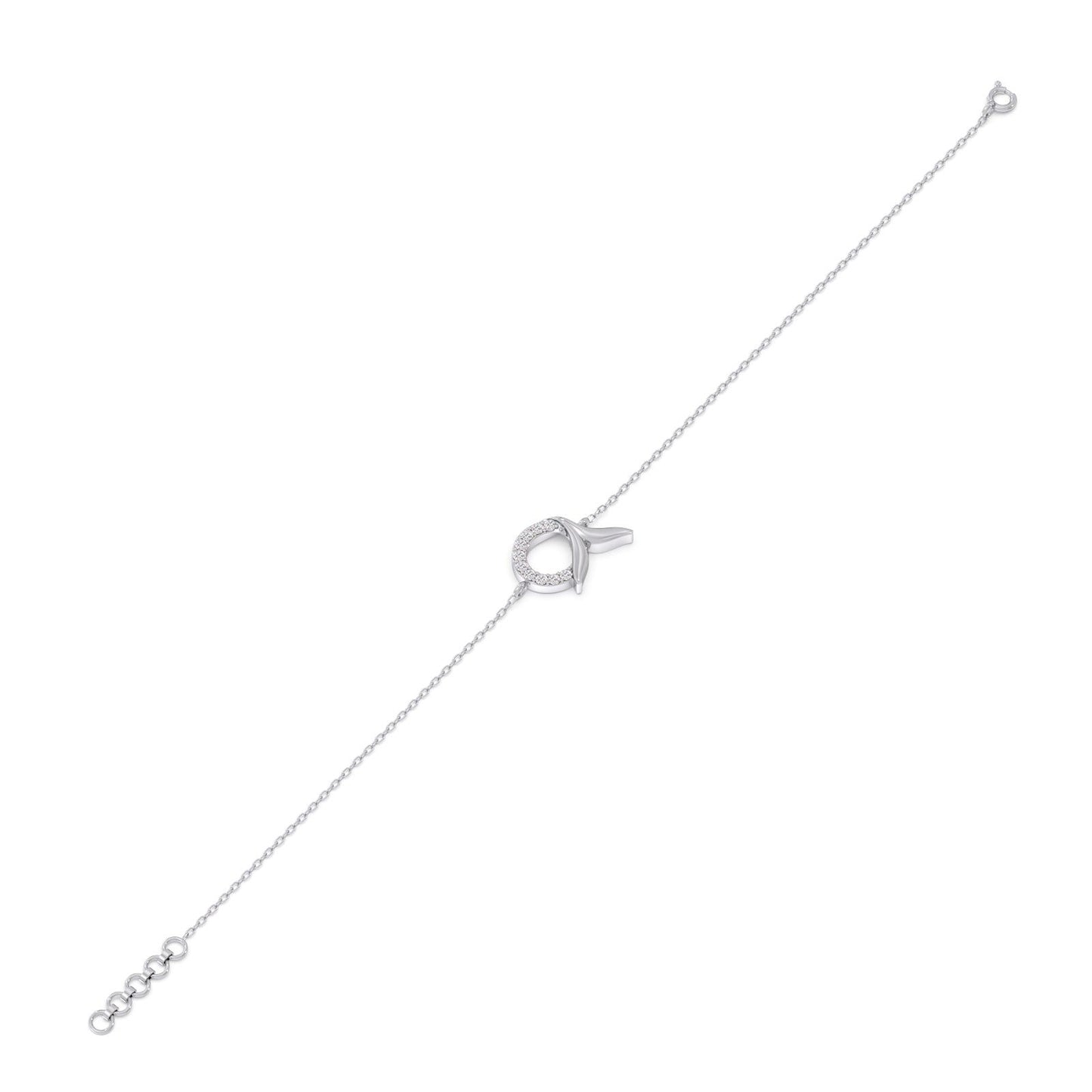 Mermaid Tail Diamond Chain Bracelet