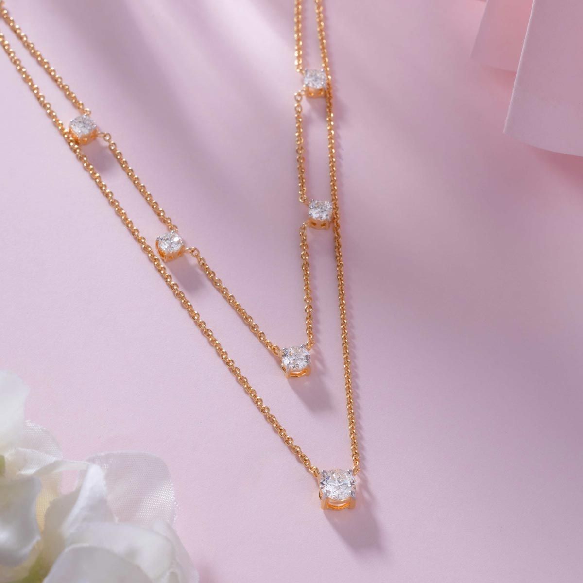 Lilibeth Amour Layered Diamond Necklace