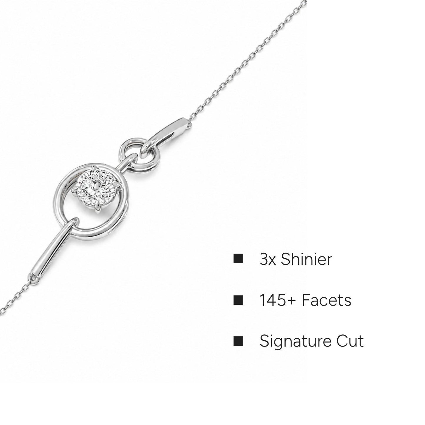 Portuguese Orbit Chain Bracelet