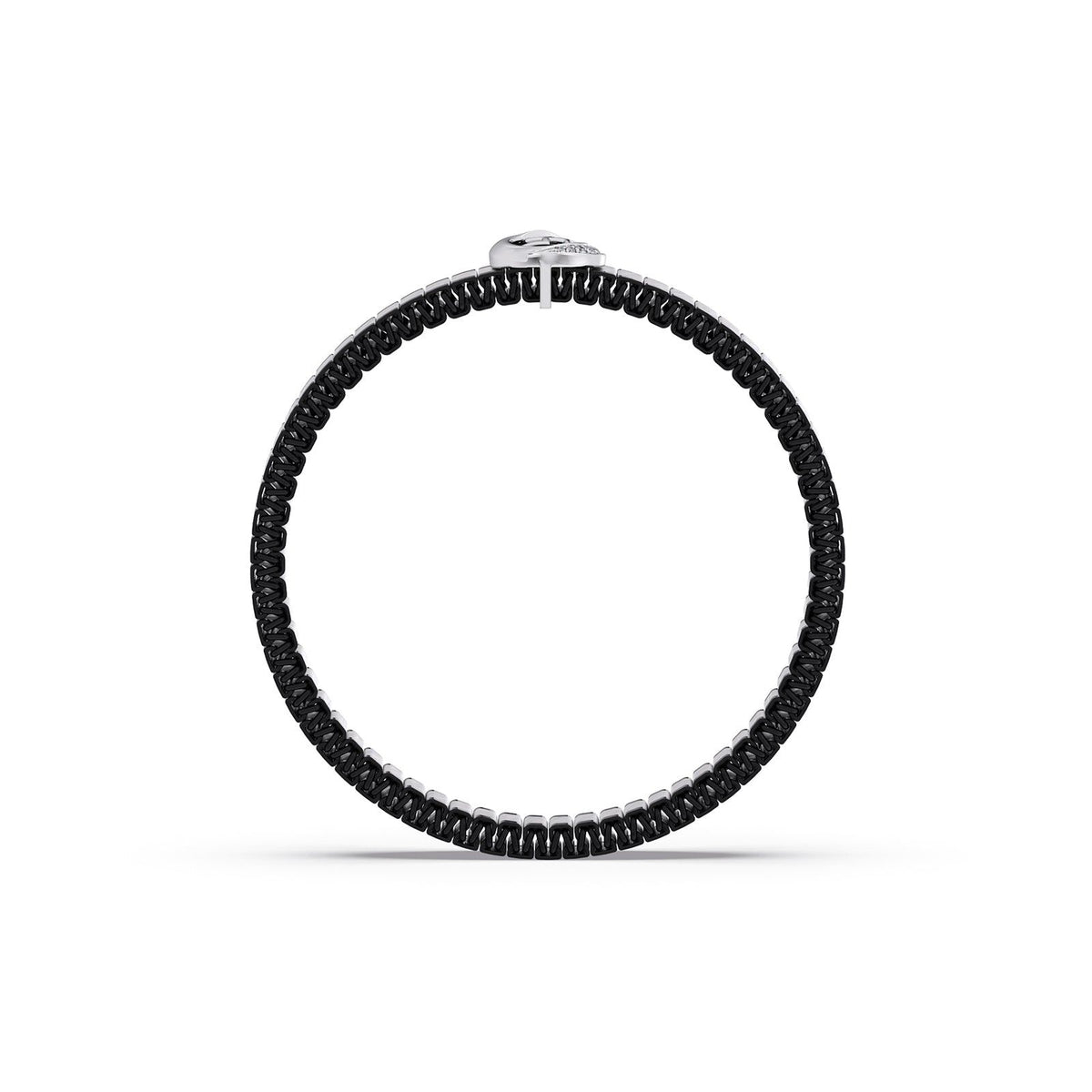 Swastika Wheel Diamond Men's Bracelet