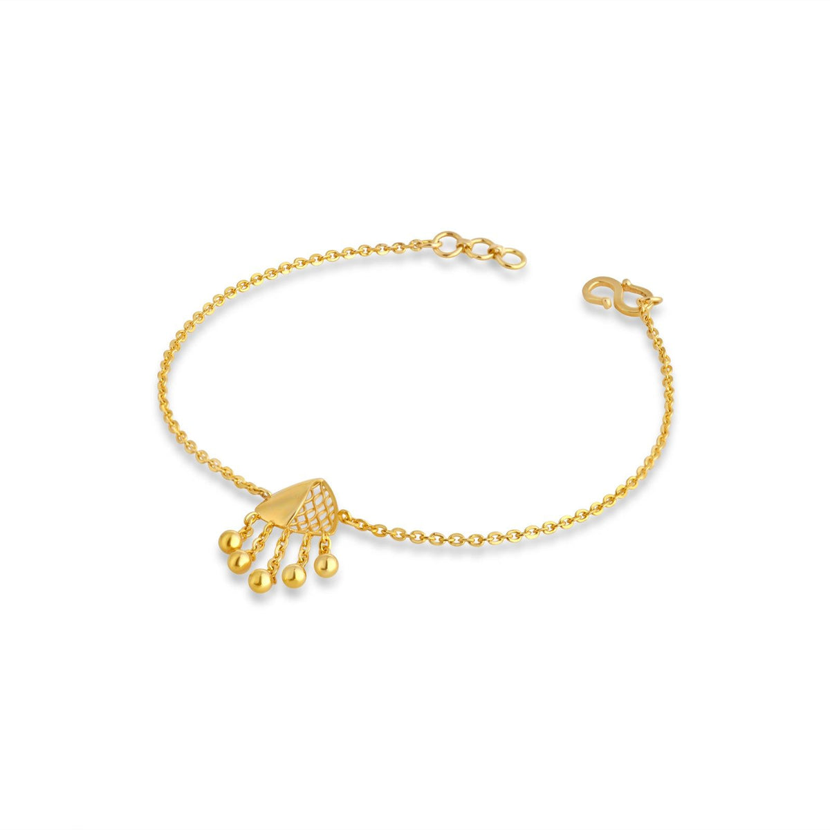 Jharokha Fusion Gold Chain Bracelet