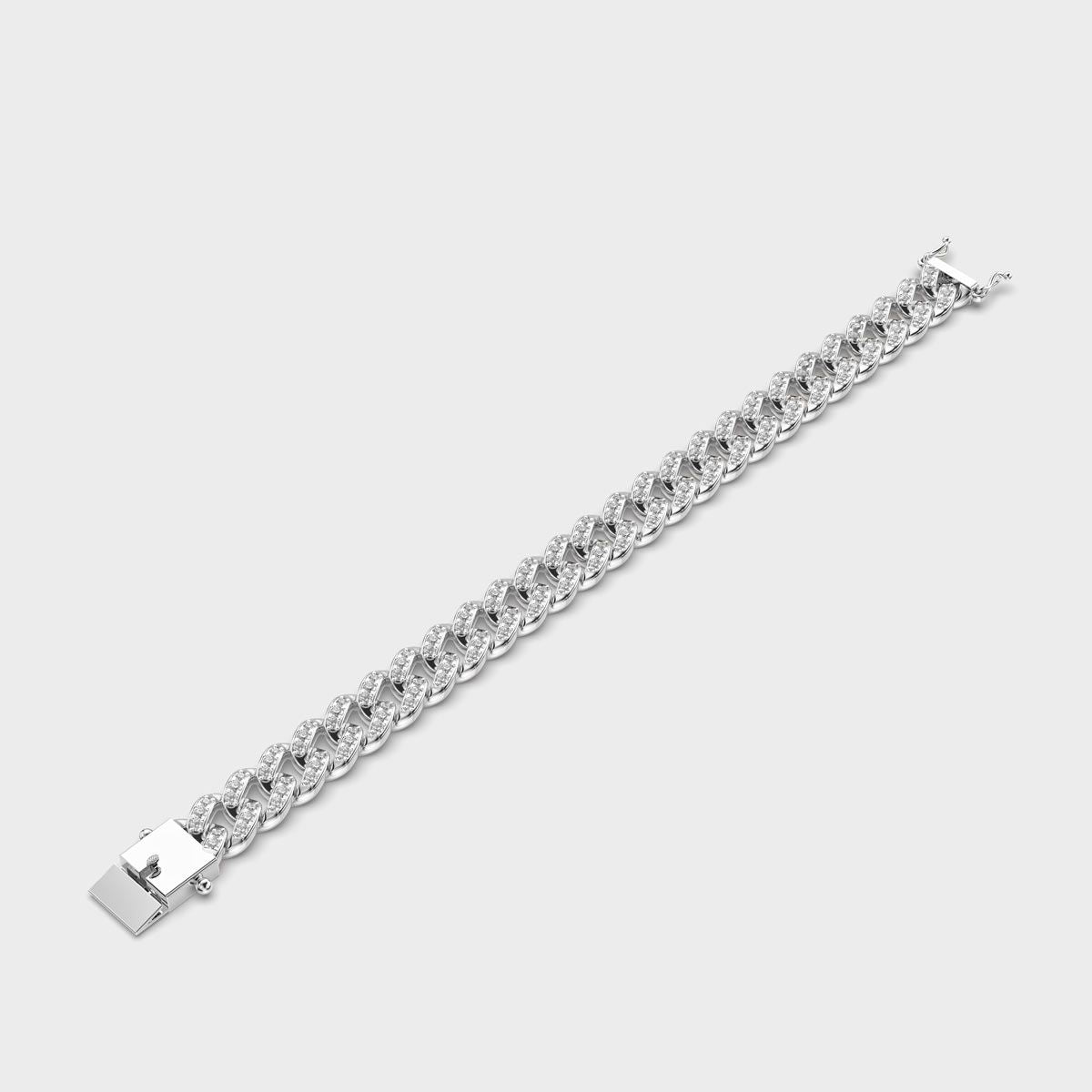 Chain of Love Diamond Cluster Bracelet