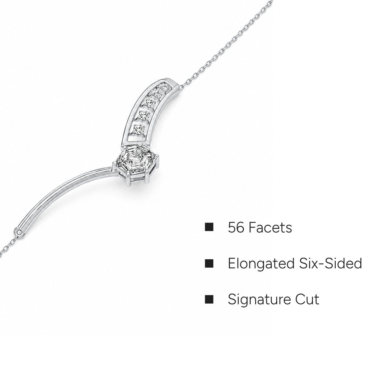 Hexa Horizon Chain Bracelet