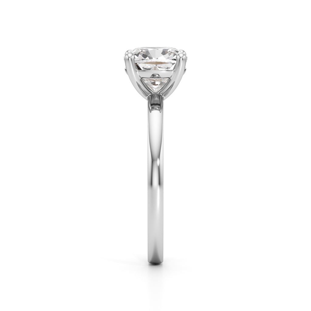 Eterna Cushion Solitaire Ring