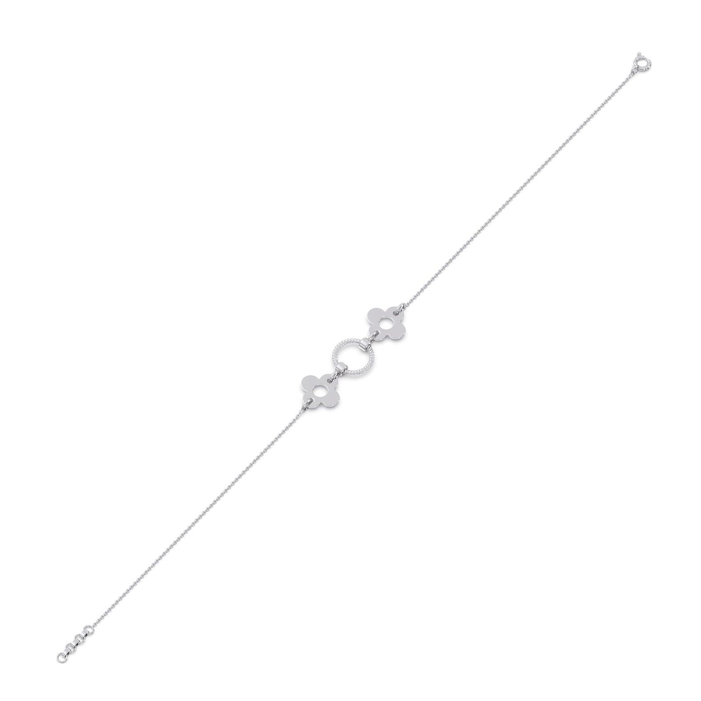 Meadow Loop Plain Gold Chain Bracelet