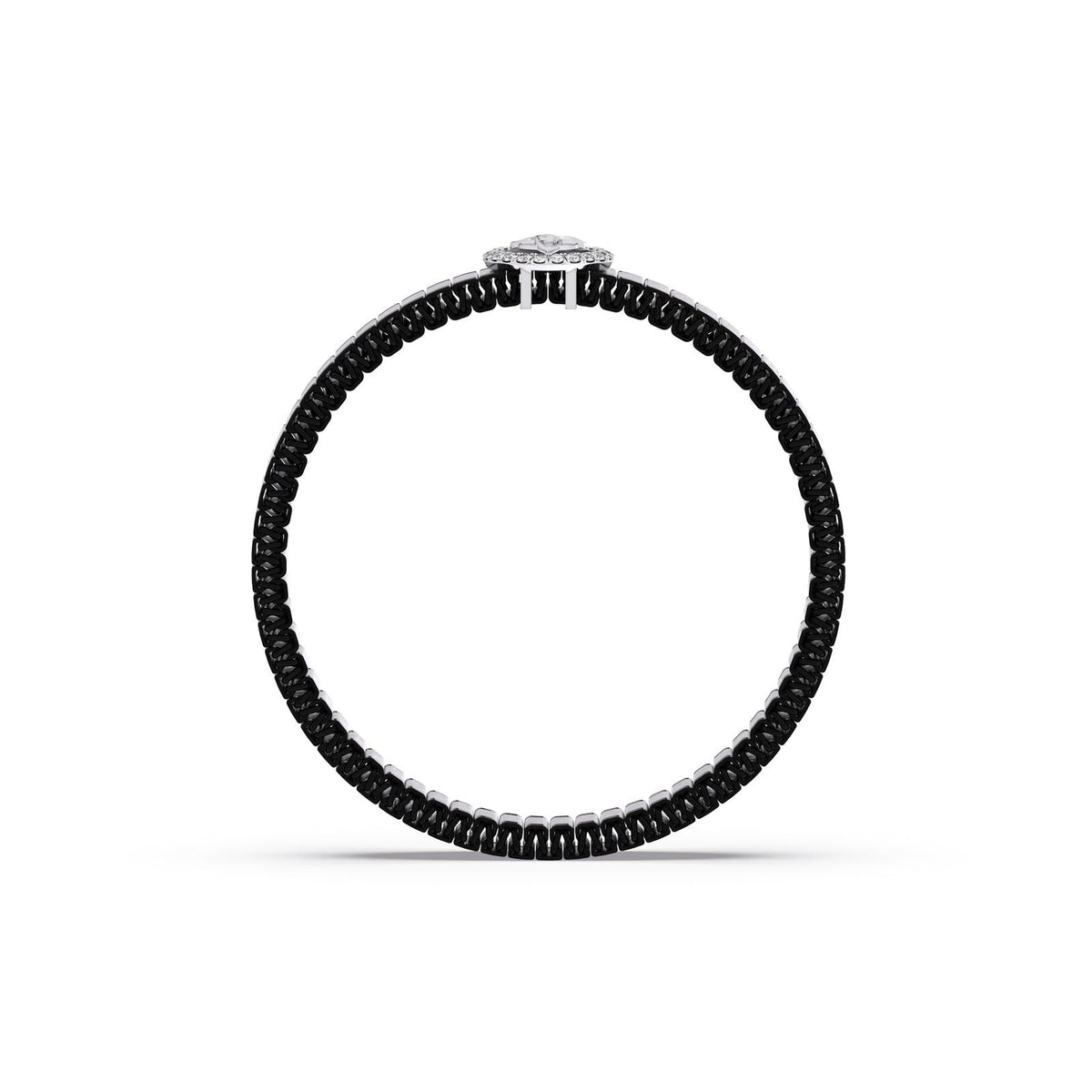 Triquetra Orbit Diamond Men's Bracelet
