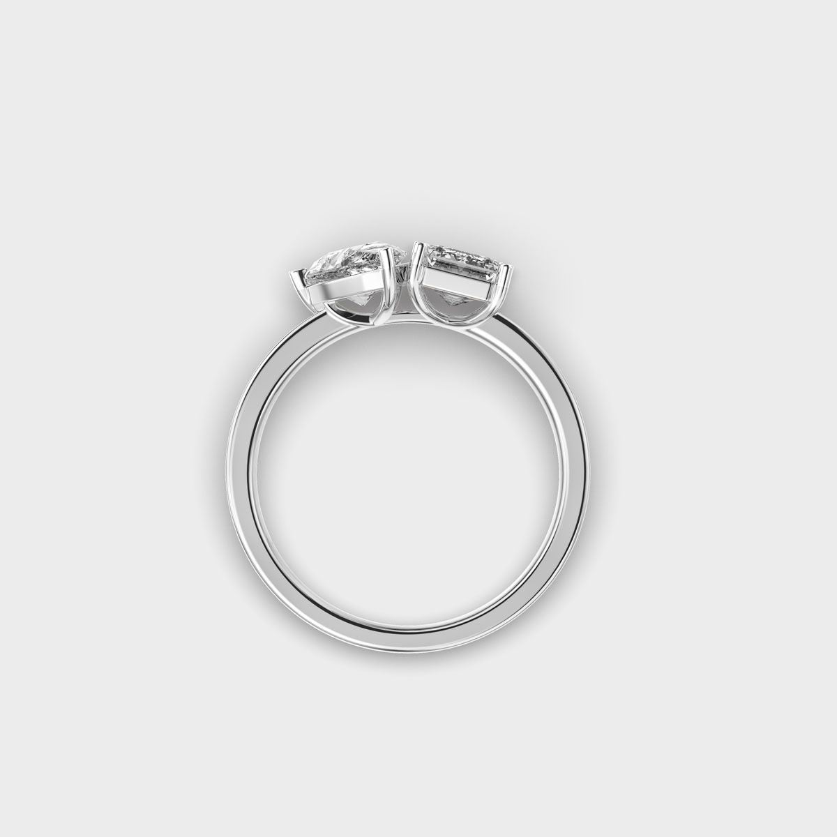 Just The Two Of Us Diamond Ring - View 13