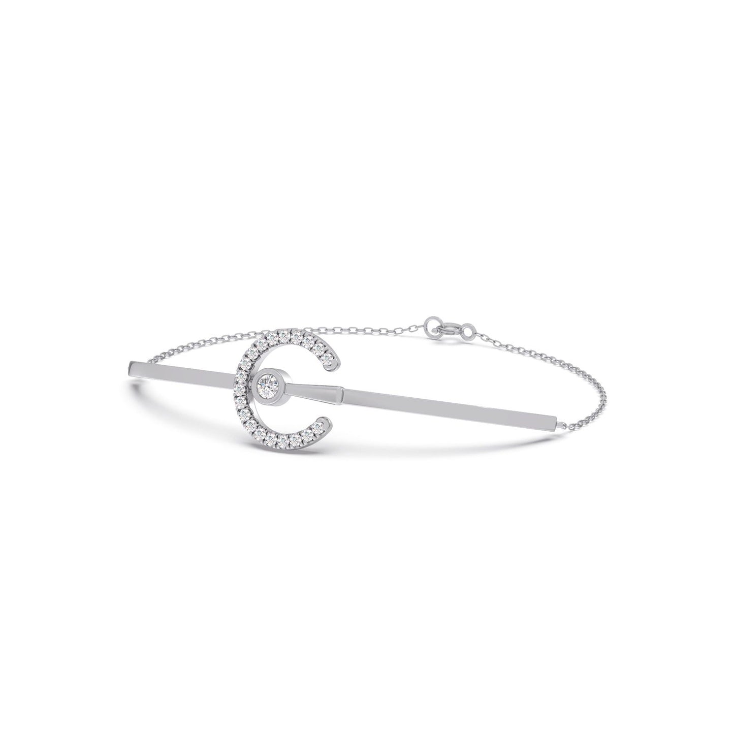Cresta Diamond Chain Bracelet