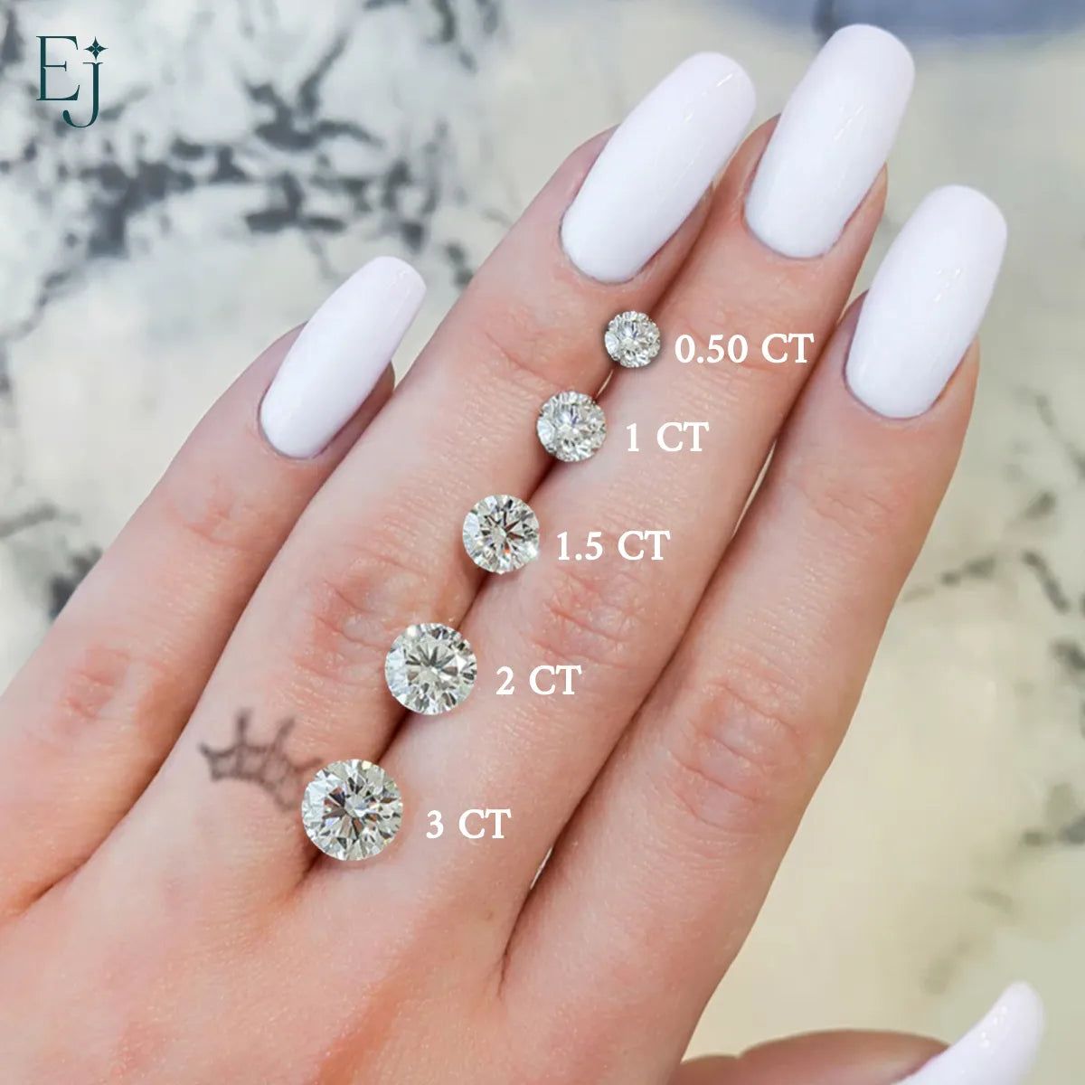 2ct Round Diamond Solitaire Necklace