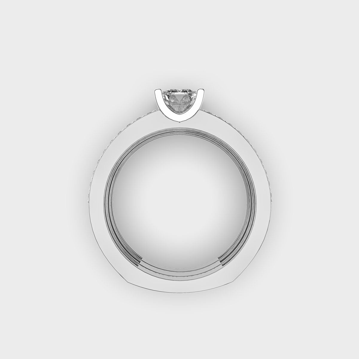 Symbol of Strength Diamond Ring For Men - View 12