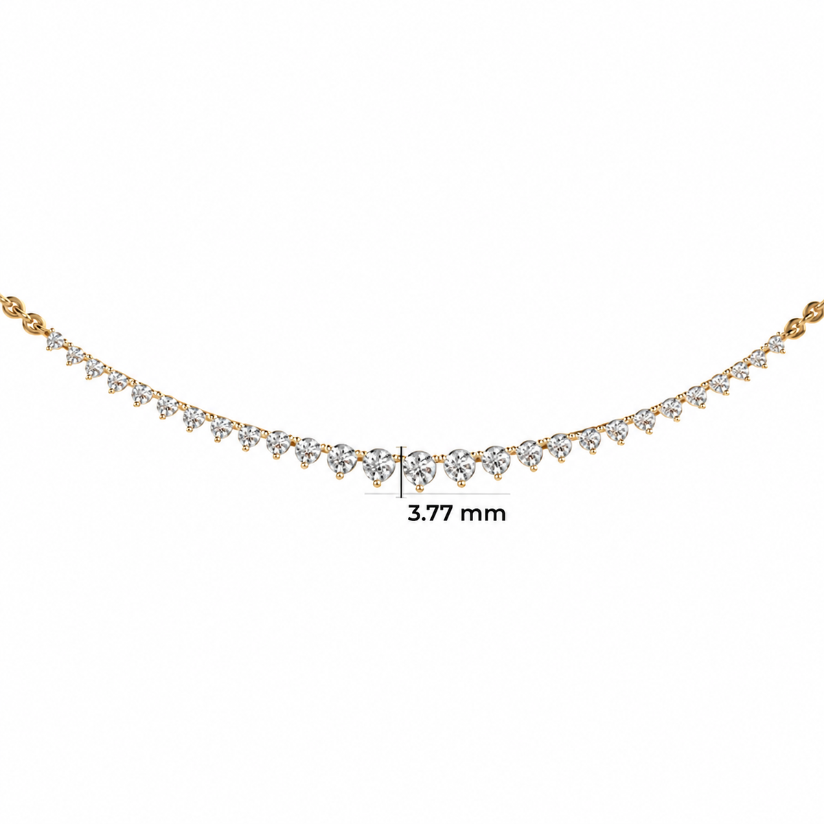 Queens Diamond Cluster Necklace For Women