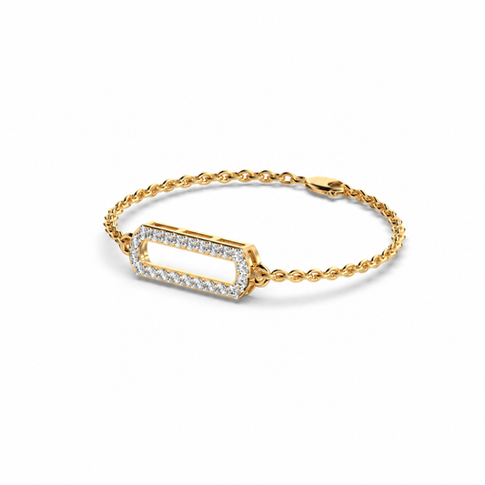 Delicate Diamond Chain Bracelet