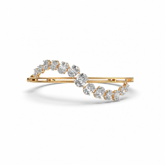 Pretty Twist Diamond Bracelet