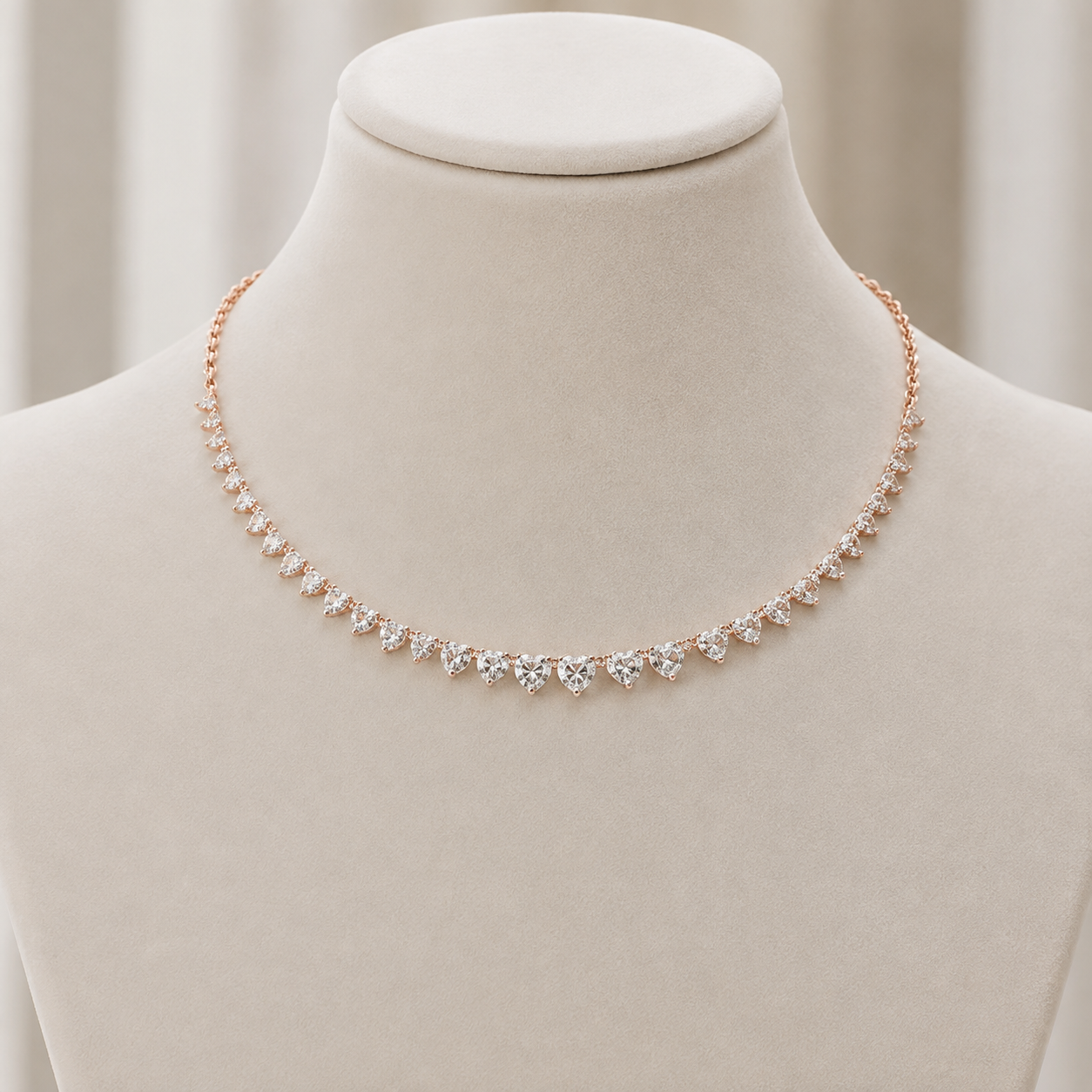 Queens Diamond Cluster Necklace For Women