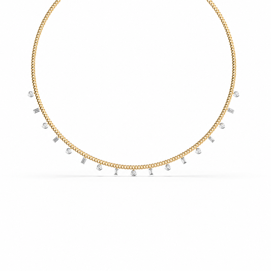 Minimal Elise Diamond Necklace