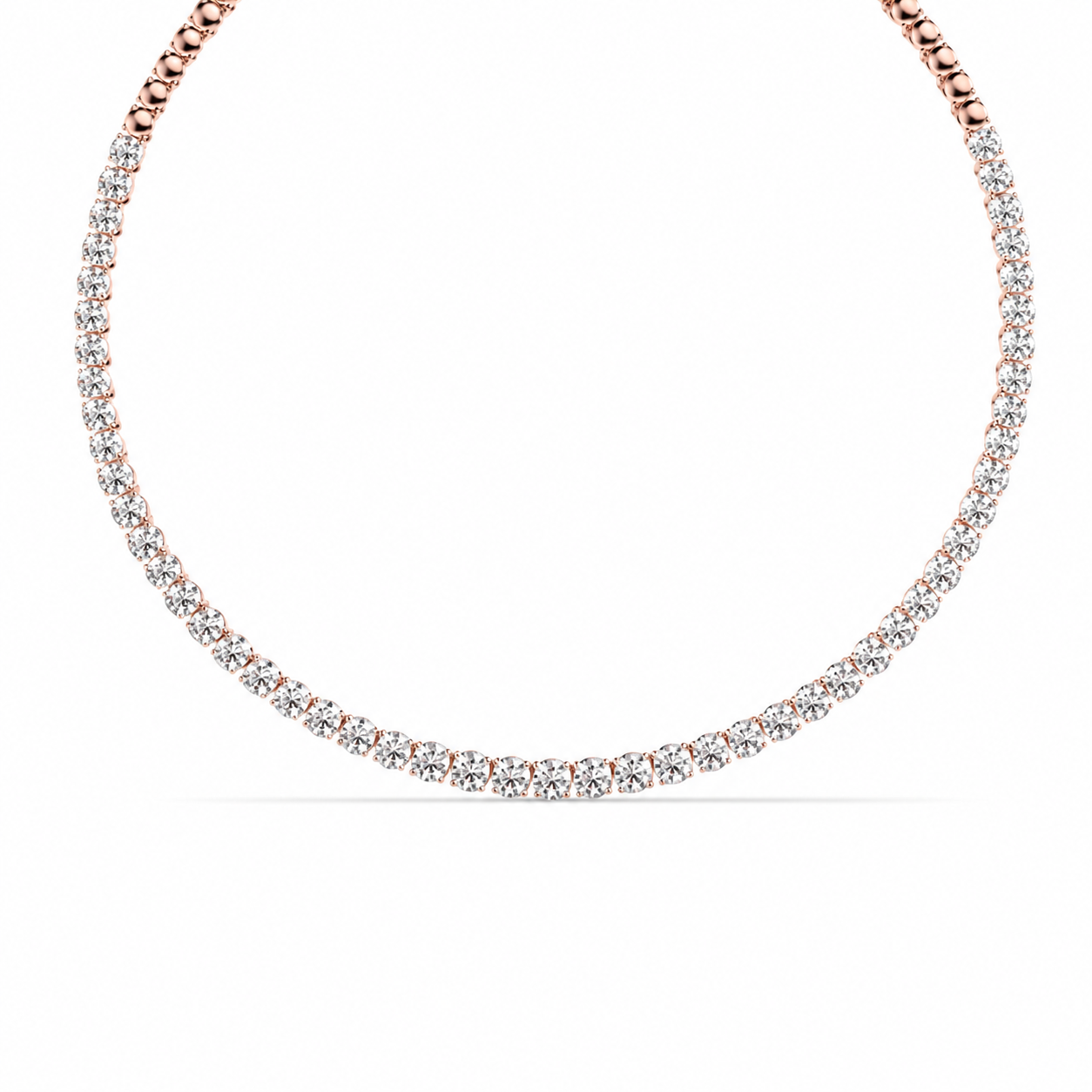 Romantic Aura Diamond Cluster Necklace