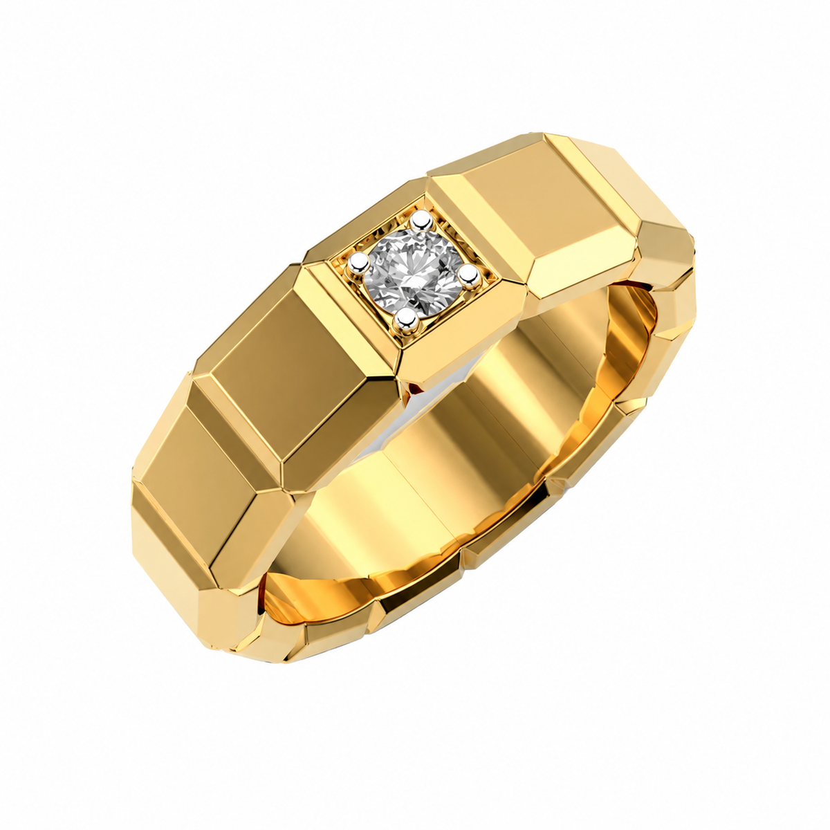 Courage Gives Hope Diamond Band For Men