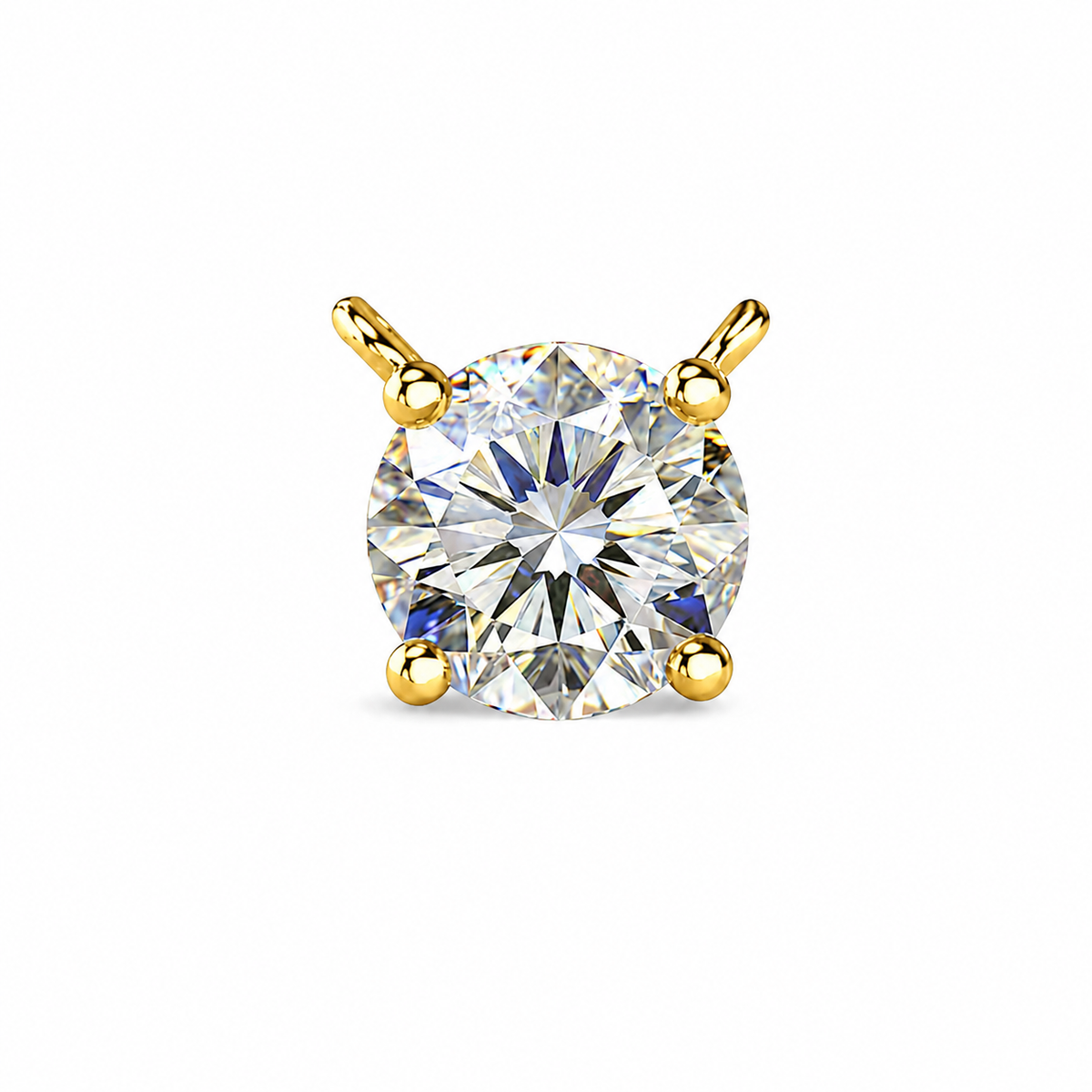 0.5Ctw Dazzling Solitaire Bloom Necklace