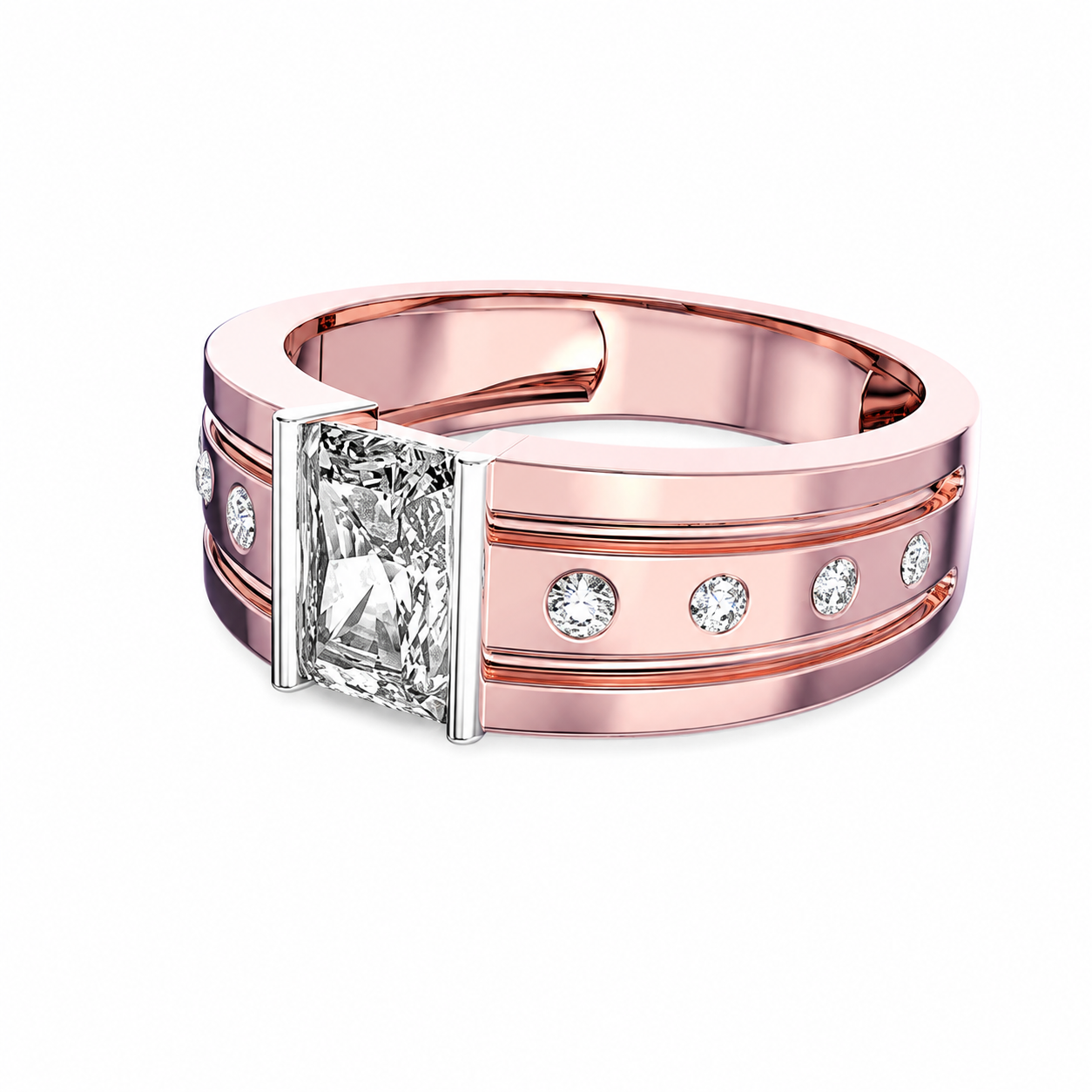 Radiance of Divinity Diamond Ring For Men