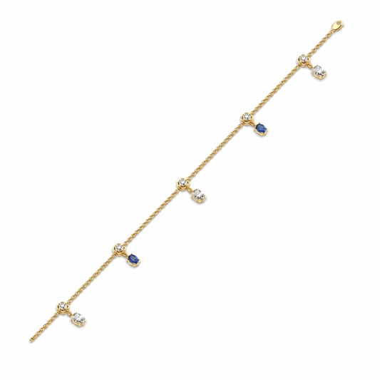 Stellar Dangler Diamond Bracelet