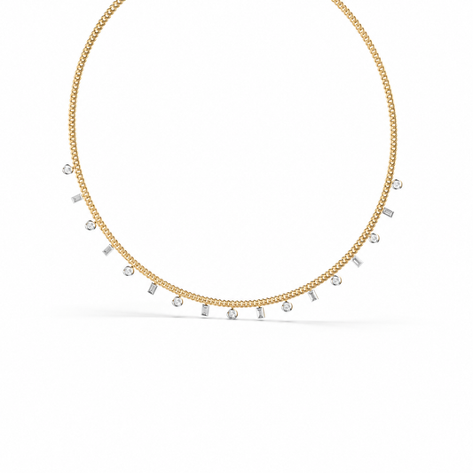 Minimal Elise Diamond Necklace