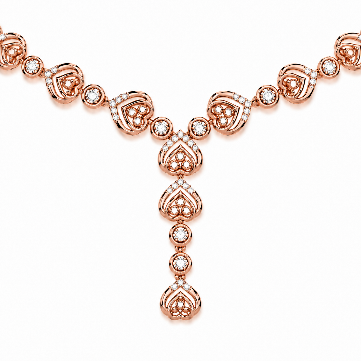 The Ginevra Round Diamond Necklace