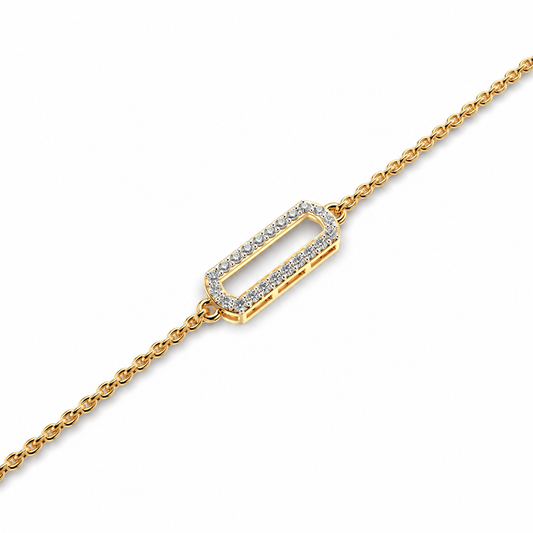 Delicate Diamond Chain Bracelet