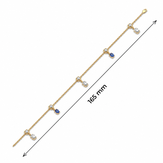 Stellar Dangler Diamond Bracelet