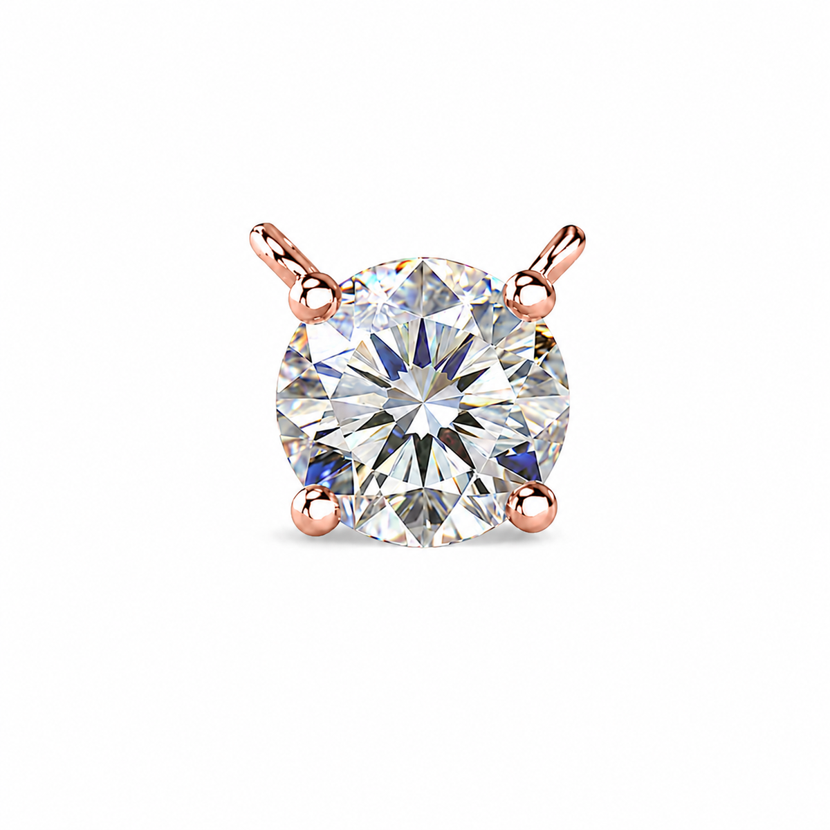 0.5Ctw Dazzling Solitaire Bloom Necklace