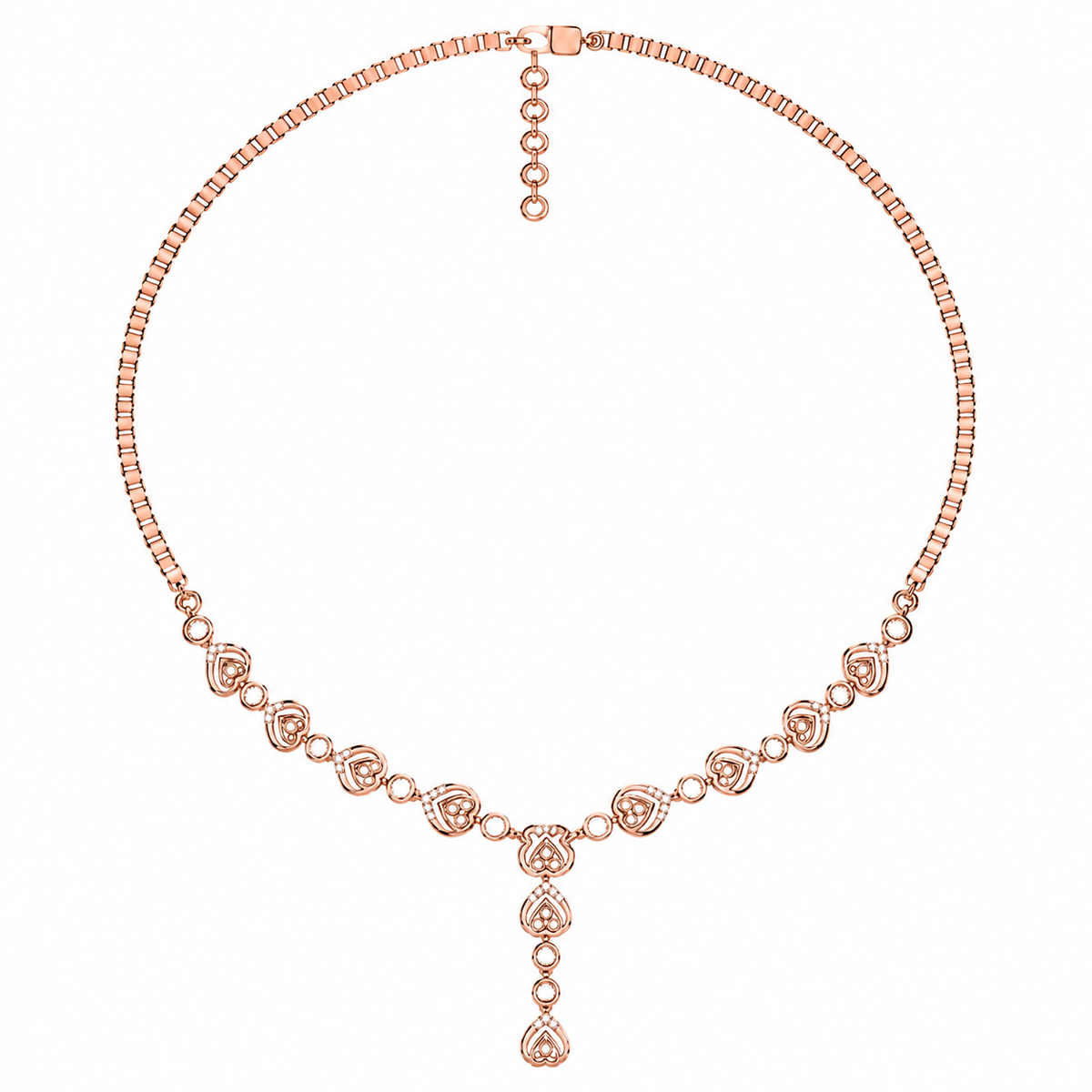 The Ginevra Round Diamond Necklace
