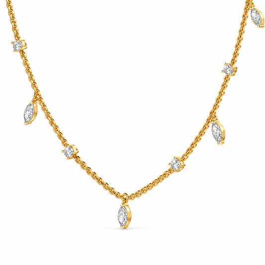 Velora Link Diamond Necklace