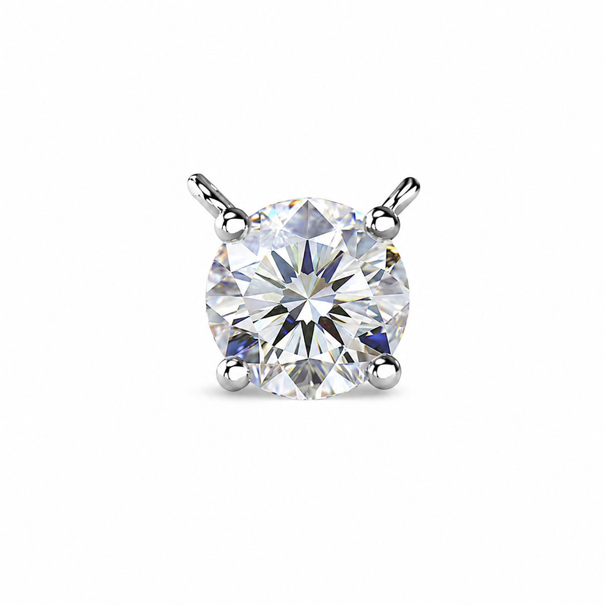 0.5Ctw Dazzling Solitaire Bloom Necklace