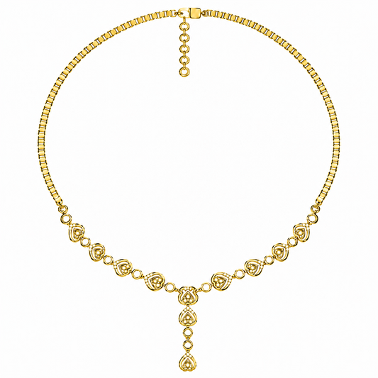 The Ginevra Round Diamond Necklace