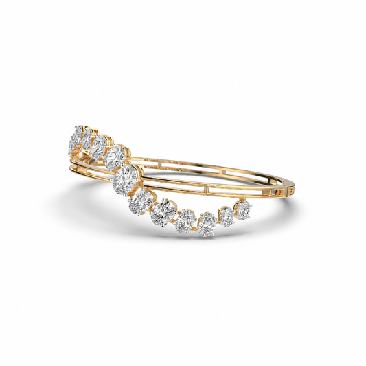 Pretty Twist Diamond Bracelet