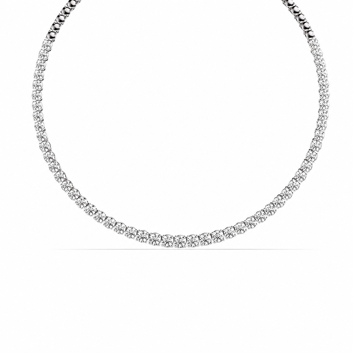 Romantic Aura Diamond Cluster Necklace