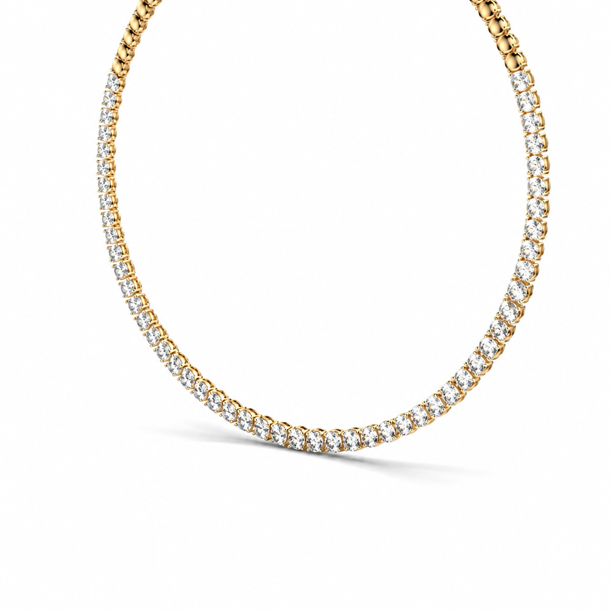 Romantic Aura Diamond Cluster Necklace