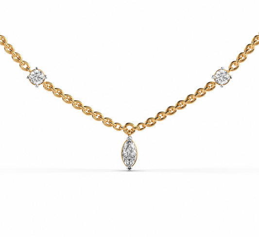Velora Link Diamond Necklace