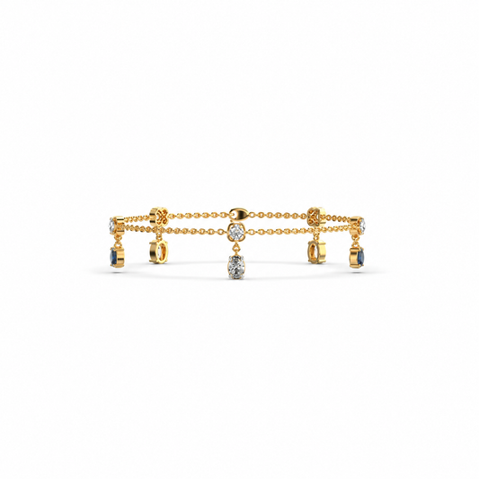 Stellar Dangler Diamond Bracelet