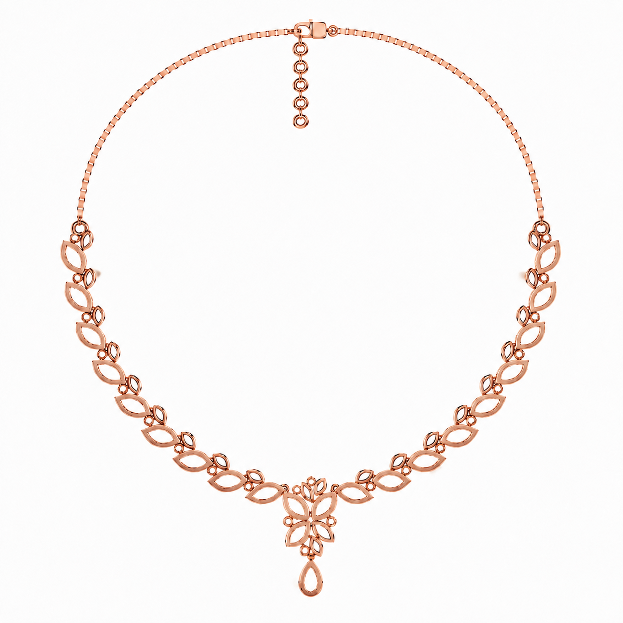 The Alessandra Round Diamond Necklace