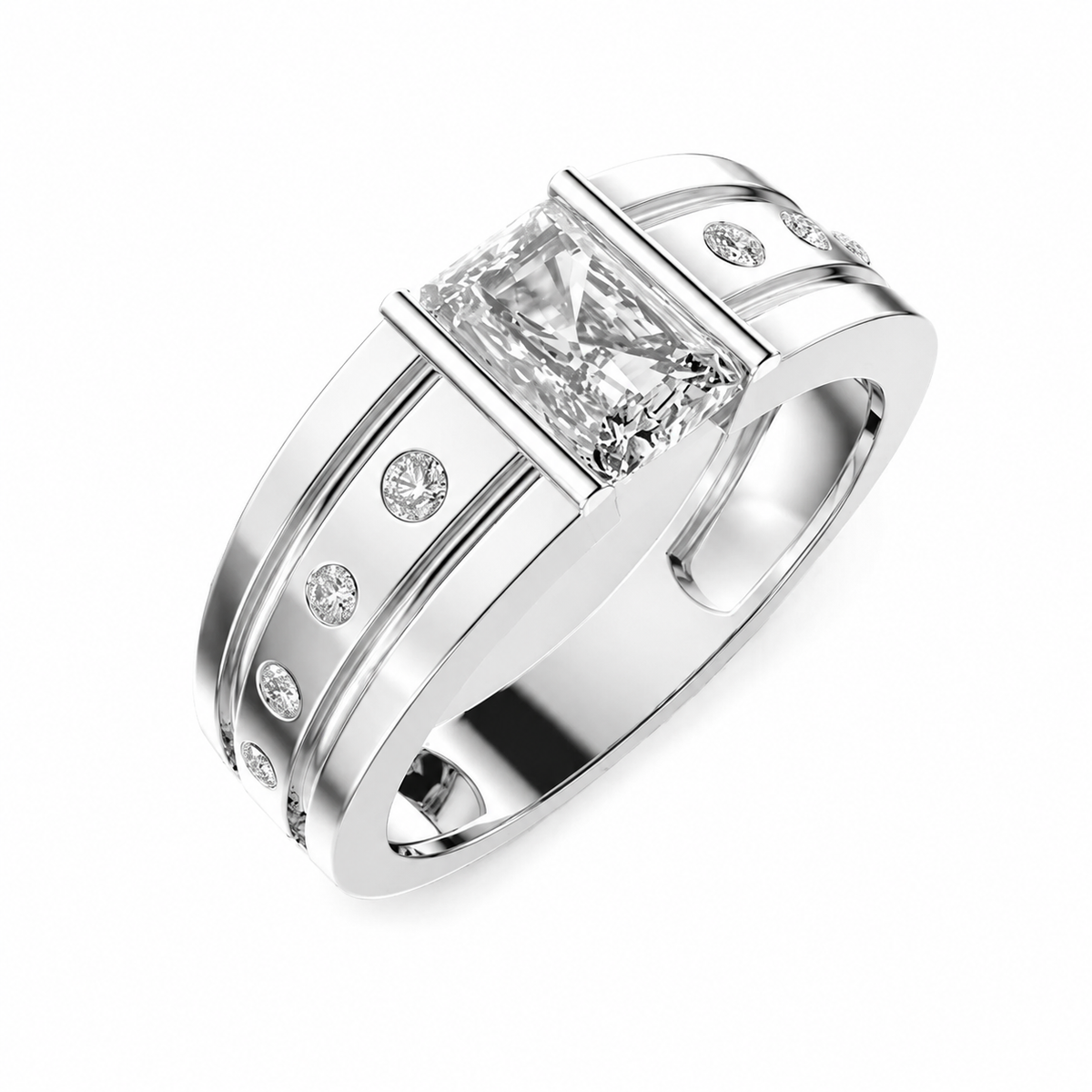 Radiance of Divinity Diamond Ring For Men