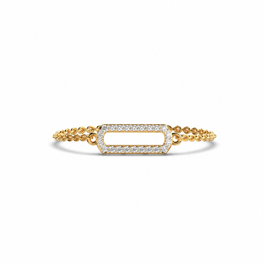 Delicate Diamond Chain Bracelet