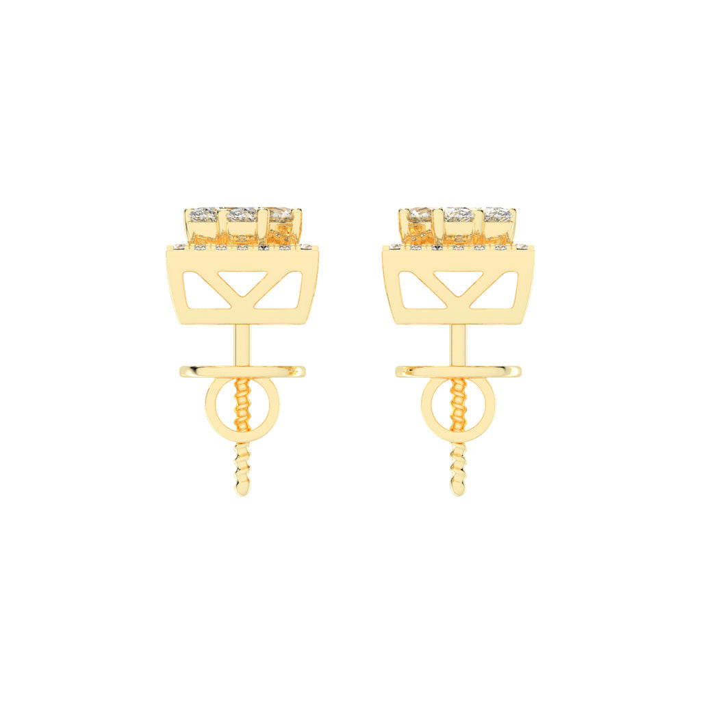 Marquise Sparkle Fancy Stud Earrings